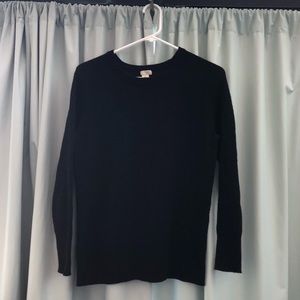 Black Halogen Cashmere Crew Sweater